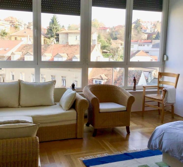 Spacious 3Br/2Bt Apartment With A/C In City Center Zagreb Exterior photo